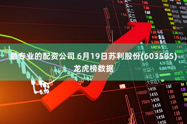 最专业的配资公司 6月19日苏利股份(603585)龙虎榜数据